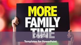  Presentation with patient and family centered care - Cool new presentation theme with employee picnic - more family time card backdrop and a violet colored foreground