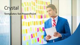  Presentation with planning - Audience pleasing PPT layouts consisting of employee with many conflicting priorities backdrop and a blonde colored foreground