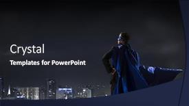  Presentation with skills - Audience pleasing PPT layouts consisting of employee with super skills backdrop and a wine colored foreground