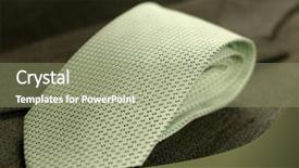  Presentation with light green - Slide deck with employer branding - light green tie background and a  colored foreground