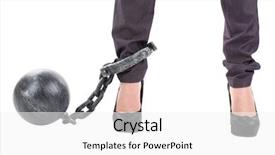  Presentation with employment law - Cool new PPT layouts with employment law - business worker with ball backdrop and a white colored foreground