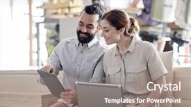  Presentation with oil and gas technology start up - Audience pleasing slides consisting of  backdrop and a  colored foreground