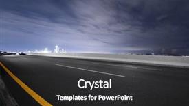  Presentation with seattle - Amazing presentation design having skyline of seattle at twilight backdrop and a dark gray colored foreground