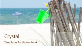  Presentation with sand - Colorful PPT layouts enhanced with empty beach with sand dune backdrop and a cream colored foreground
