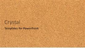  Presentation with bulletin board - Colorful presentation design enhanced with empty-blank-cork-board backdrop and a gold colored foreground