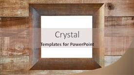  Presentation with window frame - Slide deck enhanced with empty-blank-picture-frame background and a coral colored foreground