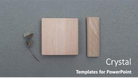  Presentation with wood texture - PPT theme having empty-blank-texture-canvas-paper background and a gray colored foreground