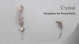  Presentation with text message - Presentation theme enhanced with empty-blank-texture-canvas-paper background and a light gray colored foreground