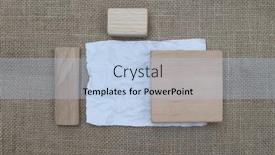  Presentation with wood texture - Slide set enhanced with empty-blank-texture-canvas-paper background and a light blue colored foreground