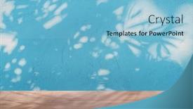  Presentation with empty - Presentation theme consisting of empty-board-or-table-top background and a light blue colored foreground