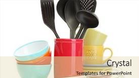  Presentation with acai bowls - Slide deck enhanced with empty bowls cups and kitchen background and a blonde colored foreground