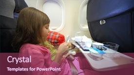  Presentation with simple food - Audience pleasing presentation theme consisting of food for the plane backdrop and a violet colored foreground