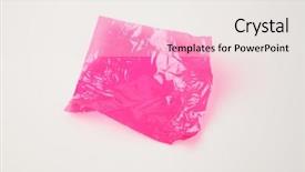  Presentation with candy - PPT theme enhanced with empty candy wrapper background and a  colored foreground