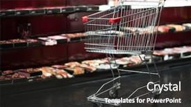  Presentation with black car dealer - Slide deck enhanced with intimacy - empty cart standing background and a dark gray colored foreground