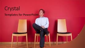  Presentation with whats next in red color on black board - Cool new PPT theme with the mirrored water filter backdrop and a light gray colored foreground