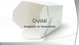  Presentation with medicina tradicional chinesa chinese herb - Presentation theme enhanced with empty chinese takeaway cardboard container background and a lemonade colored foreground