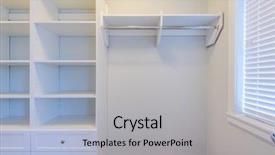  Presentation with closet - PPT layouts having empty closet working closet cupboard background and a light blue colored foreground