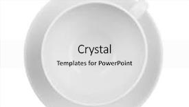  Presentation with tea and coffee - Cool new presentation theme with empty coffee or tea cup backdrop and a light gray colored foreground