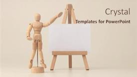  Presentation with canvas - Presentation with empty-copy-space-paper-canvas background and a lemonade colored foreground