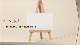  Presentation with canvas - Slide set featuring empty-copy-space-paper-canvas background and a lemonade colored foreground