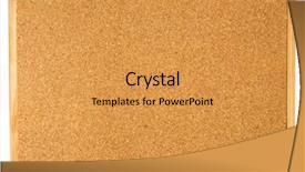  Presentation with corkboard - Slide deck with empty cork board corkboard isolated background and a gold colored foreground