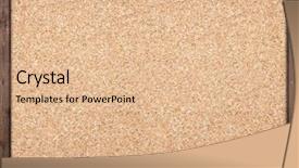  Presentation with cork - PPT layouts with empty cork memo board background and a lemonade colored foreground