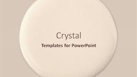  Presentation with cream - Slide set enhanced with empty-cream-beige-circle background and a lemonade colored foreground