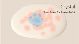  Presentation with drop - Slide deck featuring empty-cream-beige-color-drop background and a lemonade colored foreground