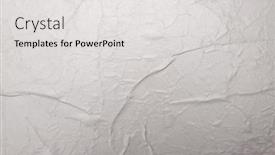  Presentation with pastel color - Presentation theme having empty-crumpled-wet-craft-paper background and a light gray colored foreground