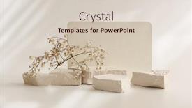  Presentation with leadership stop light - Presentation design enhanced with empty-eco-stack-of-stones background and a  colored foreground