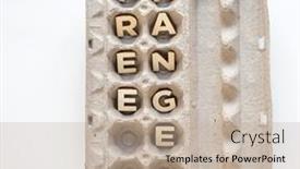  Presentation with free self care - Presentation theme enhanced with empty-egg-carton-with-wooden background and a  colored foreground