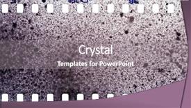  Presentation with film strip - Theme with empty film strip may use background and a gray colored foreground