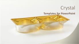  Presentation with food packaging - Amazing theme having empty-food-packaging-tray backdrop and a sky blue colored foreground