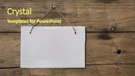  Presentation with old white antique frame - Colorful presentation theme enhanced with empty frame - old white sign hanging backdrop and a tawny brown colored foreground