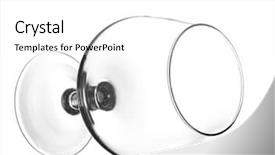  Presentation with monarch butterfly isolated on white - Slide set featuring empty glasses isolated on white background and a white colored foreground