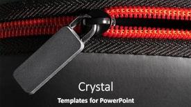  Presentation with red grey - Presentation design featuring empty-grey-label-and-red background and a dark gray colored foreground