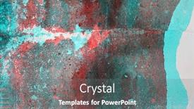  Presentation with concrete wall grunge concrete - Audience pleasing theme consisting of empty-grunge-dirty-brush-stroke backdrop and a gray colored foreground