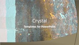  Presentation with grunge concrete abstract concrete - Slides with empty-grunge-dirty-brush-stroke background and a coral colored foreground