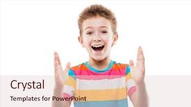  Presentation with beauty - PPT layouts with empty handed - beauty smiling amazed or surprised background and a lemonade colored foreground