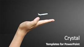  Presentation with hand sanitizer kids - Amazing PPT layouts having empty handed - hand plane backdrop and a dark gray colored foreground