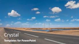  Presentation with highway - PPT layouts having empty-highway-new-african-roads background and a  colored foreground