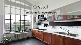  Presentation with interior - Cool new presentation with empty mansion - beautiful house interior view backdrop and a light gray colored foreground