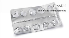  Presentation with medicine - Cool new slide deck with empty-medicine-cover-isolated backdrop and a white colored foreground