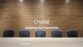  Presentation with office room - Cool new slides with empty meetings - modern office meeting room interior backdrop and a coral colored foreground