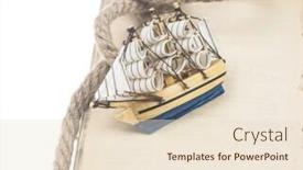  Presentation with classic book - Slide deck consisting of  background and a  colored foreground