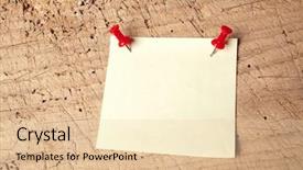  Presentation with notepad - Beautiful slides featuring empty or blank notepad backdrop and a lemonade colored foreground