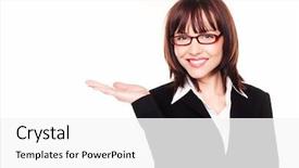  Presentation with empty palm fruit bunch - Slide deck enhanced with empty palm for product placement background and a  colored foreground