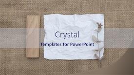  Presentation with wood board - Presentation theme enhanced with empty-paper-blank-card-wood background and a sky blue colored foreground