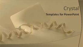  Presentation with light - Presentation featuring empty-paper-card-evening-light background and a coral colored foreground