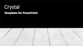  Presentation with desktop - Beautiful theme featuring empty-perspective-white-wooden-boards backdrop and a black colored foreground